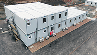 Double stacked modular building 