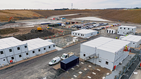 Modular Buildings on site