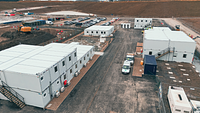 Modular Buildings on site